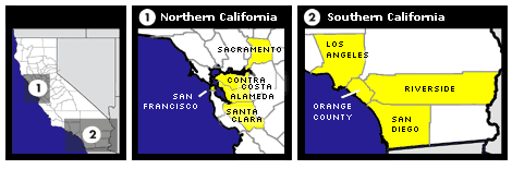 maps of california