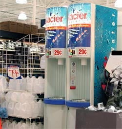 Glacier Water vending machine