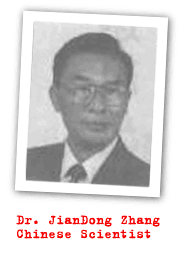 photo of Dr. JianDong Zhang, chinese scientist