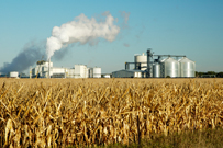 Ethanol plant in South Dakota.