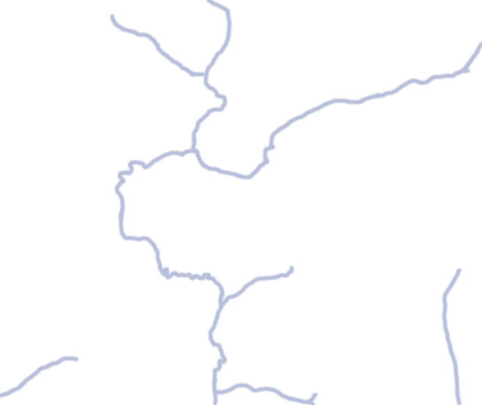 Map overlay of waterways.