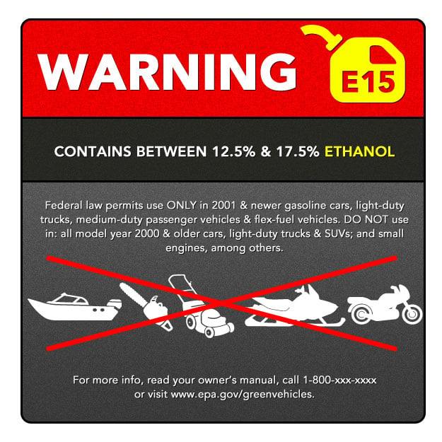 proposed ewg ethanol warning label