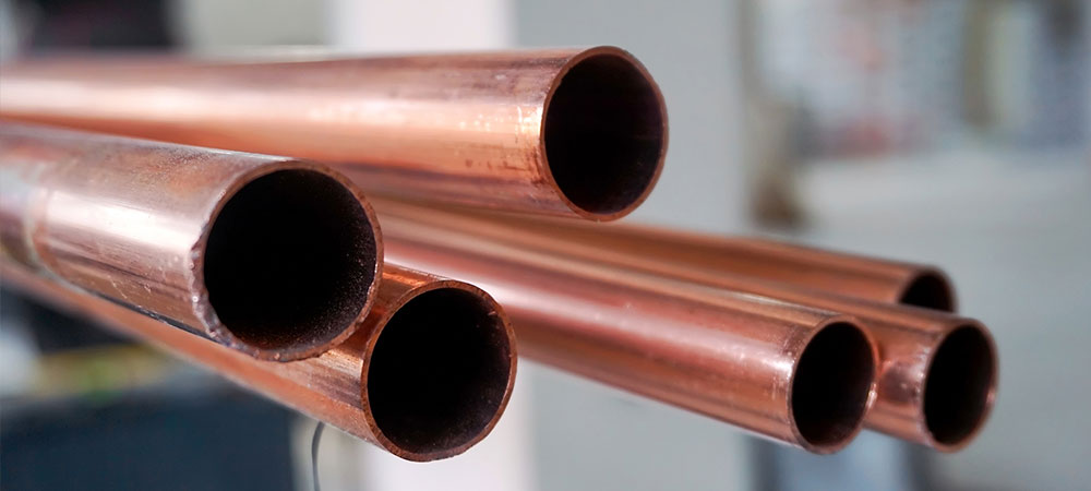 copper pipes