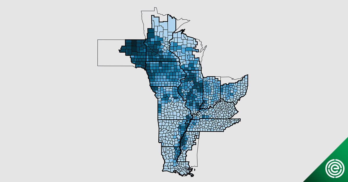 Crop insurance premium subsidies in the Mississippi River Critical Conservation Area