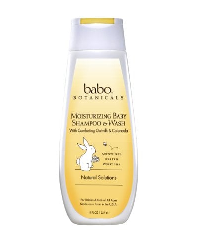 Babo Botanicals Moisturizing Baby Shampoo & Wash, Oatmilk Calendula (2016 formulation)