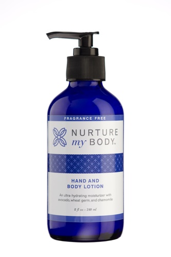 Nurture My Body Hand & Body Lotion Fragrance Free (2017 formulation)