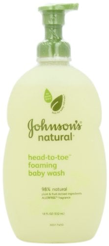johnson's baby naturals head to toe wash