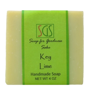 Soap for Goodness Sake Key Lime Handmade Soap (2016 formulation)