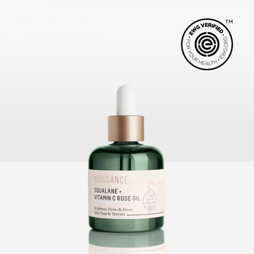 Biossance Squalane + Vitamin C Rose Oil 