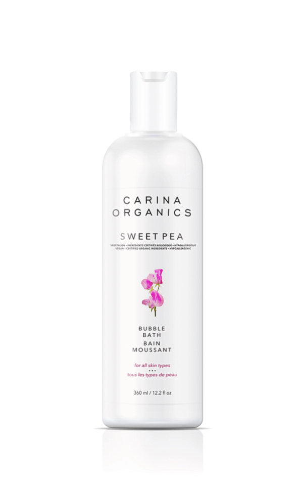 Carina Organics Sweet Pea Bubble Bath (2017 formulation)