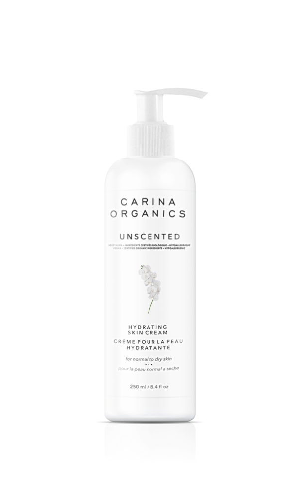 Carina Organics Unscented Daily Moisturizing & Hydrating Skin Cream (2017 formulation)