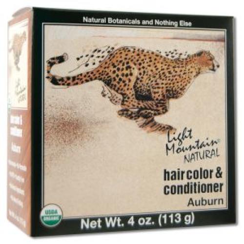 Light Mountain Natural Hair Color & Conditioner, Auburn (2018 formulation)