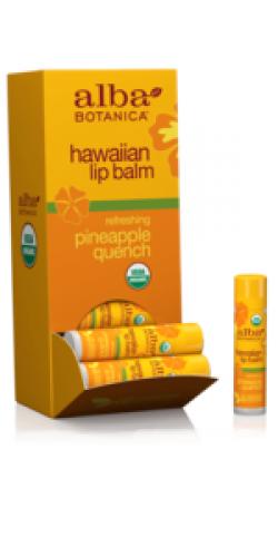 Alba Botanica Hawaiian Lip Balm, Refreshing Pineapple Quench (2018 formulation)