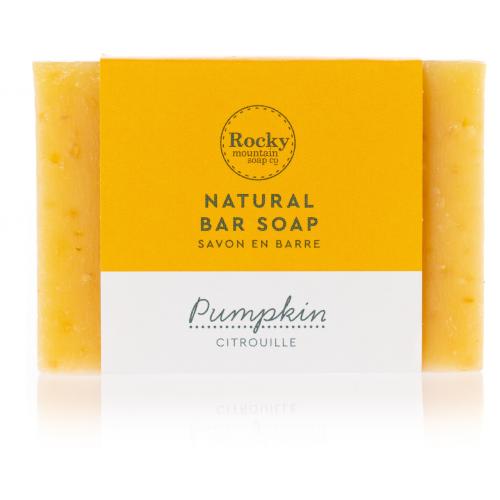 Rocky Mountain Soap Co. Natural Bar Soap, Pumpkin (2019 formulation)