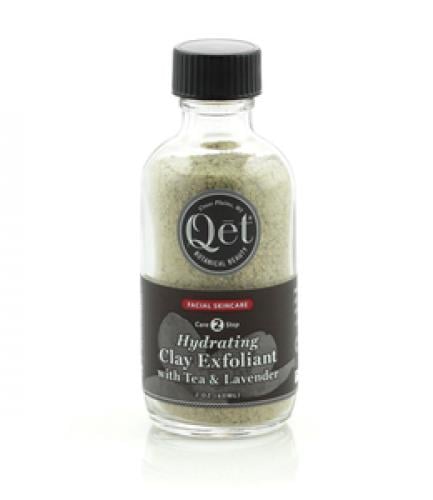 Qet Botanicals Hydrating Clay Exfoliant with Tea & Lavender