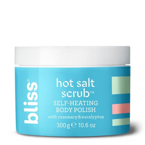 Bliss Hot Salt Scrub Self Heating Body Polish With Rosemary & Eucalyptus (2018 formulation)