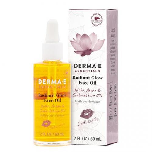 Derma E Radiant Glow Face Oil, Jojoba, Argan & Seabuckthorn Oils (2019 formulation)