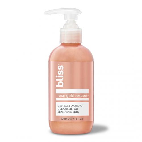 Bliss Gentle Foaming Cleanser for Sensitive Skin, Rose Gold Rescue (2019 formulation)
