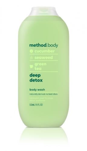 Method Deep Detox Body Wash, Cucumber, Seaweed, Green Tea (2018 formulation)