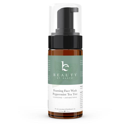Beauty by Earth Foaming Face Wash, Peppermint Tea Tree (2019 formulation)