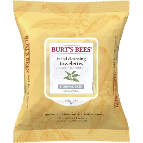 Burt's Bees Facial Cleansing Towelettes with White Tea Extract, Normal Skin (2019 formulation)