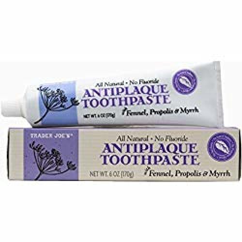 trader joe's fennel toothpaste ingredients