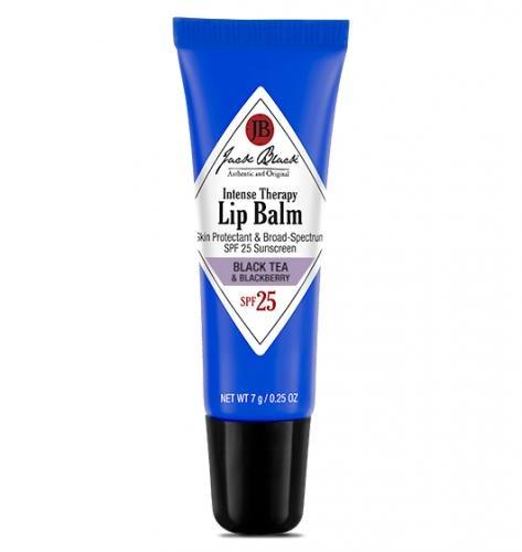 Jack Black Intensive Therapy Lip Balm, Black Tea And Blackberry, SPF 25
