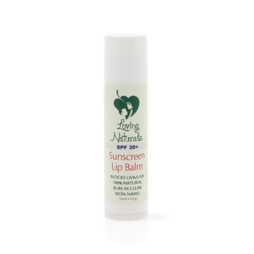 Loving Naturals Sunscreen Lip Balm, SPF 30+